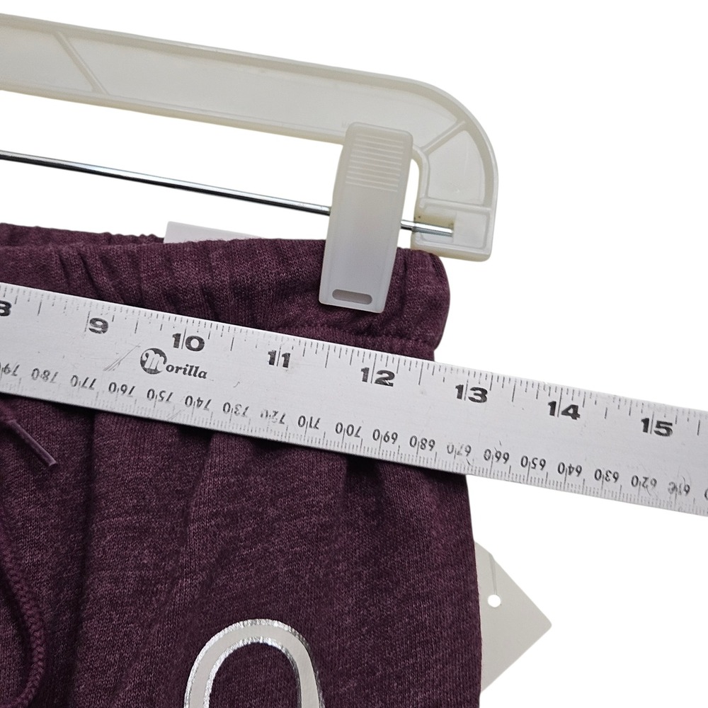 Aeropostale Sweatpants Womens Small Purple Joggers Logo Fleece Athleisure - Picture 8 of 11